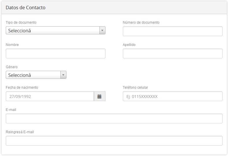 Rellená los datos de contacto para sacar turno en la VTV de CABA